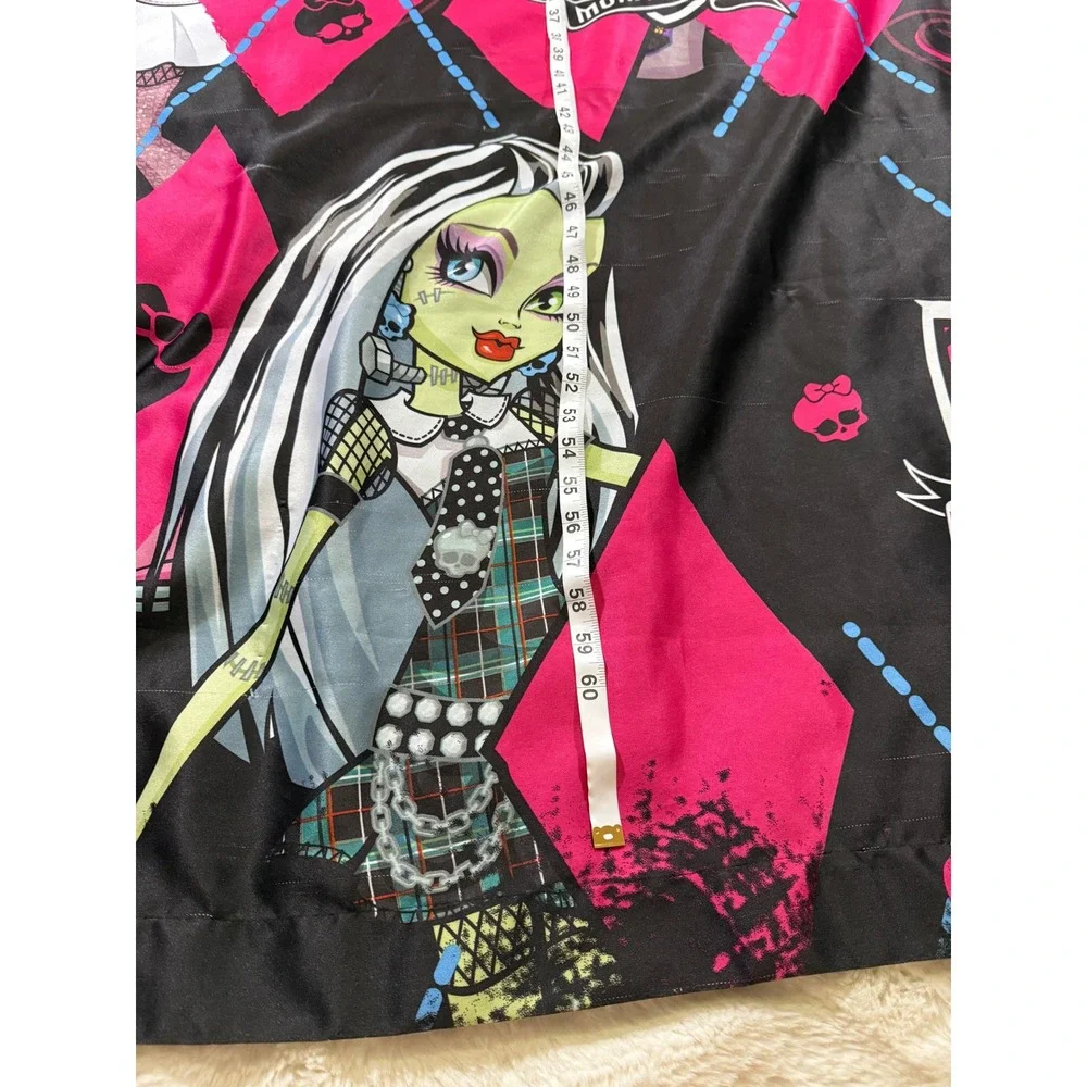 Monster High Curtain Panel Tapestry Y2K 2000s Frankie Stein Draculaura‎ Clawdeen